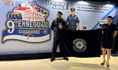 Juazeiro marca presença no 9º Encontro Norte e Nordeste das Guardas Civis Municipais, em Camaragibe (PE)