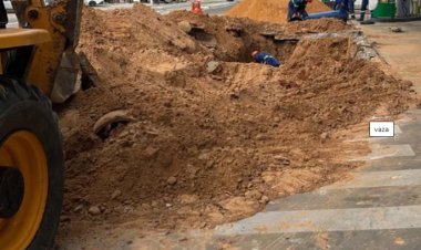 Vazamento de grande porte deixa mais de 20 localidades de Petrolina (PE) sem água nesta quinta (14)