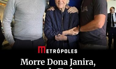 M0rreu nesta segunda-feira (25/5), a mãe do apresentador Tadeu Schmidt, Dona Janira, aos 92 anos.