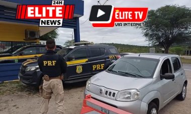 PRF recupera veículo furtado e prende motorista por suspeita de receptação em Sertânia (PE)