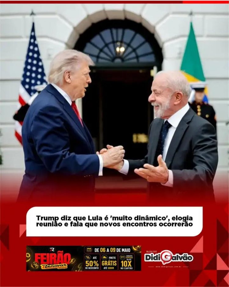 O presidente dos Estados Unidos, Donald Trump, elogiou nesta quinta-feira (7) a reunião que teve com o presidente Luiz Inácio Lula da Silva (PT