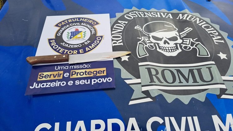 Guarda Civil Municipal prende suspeito de tentativa de homicídio em Juazeiro