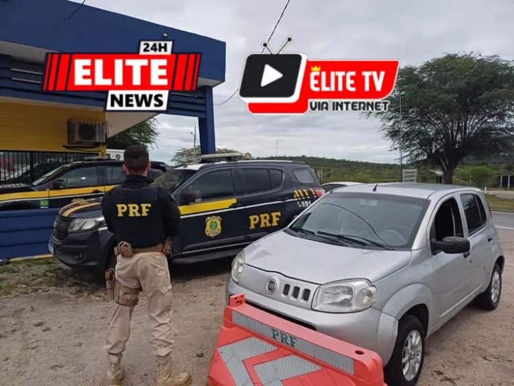 PRF recupera veículo furtado e prende motorista por suspeita de receptação em Sertânia (PE)