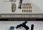 PMBA REALIZA APREENSÃO DE DROGAS E ARMA DE FOGO 