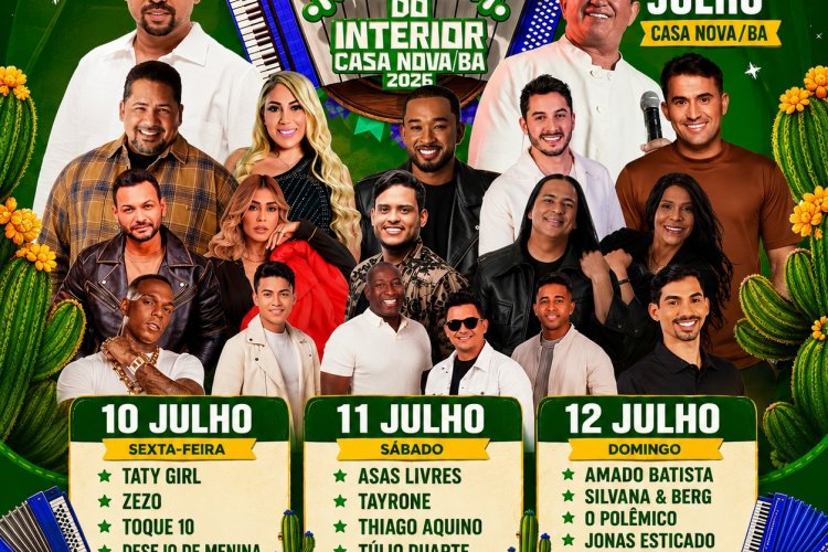 FESTA DO INTERIOR 2026 – CASA NOVA/BA